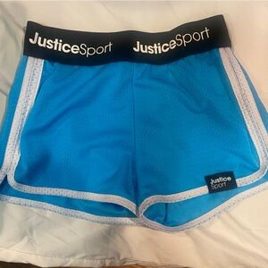 NWT Justice Mesh Shorts size 7/8